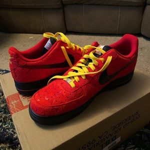 Nike Men’s Air Force 1 Low ‘Miami Heat’ Size 12.5   STILL AVAILABLE